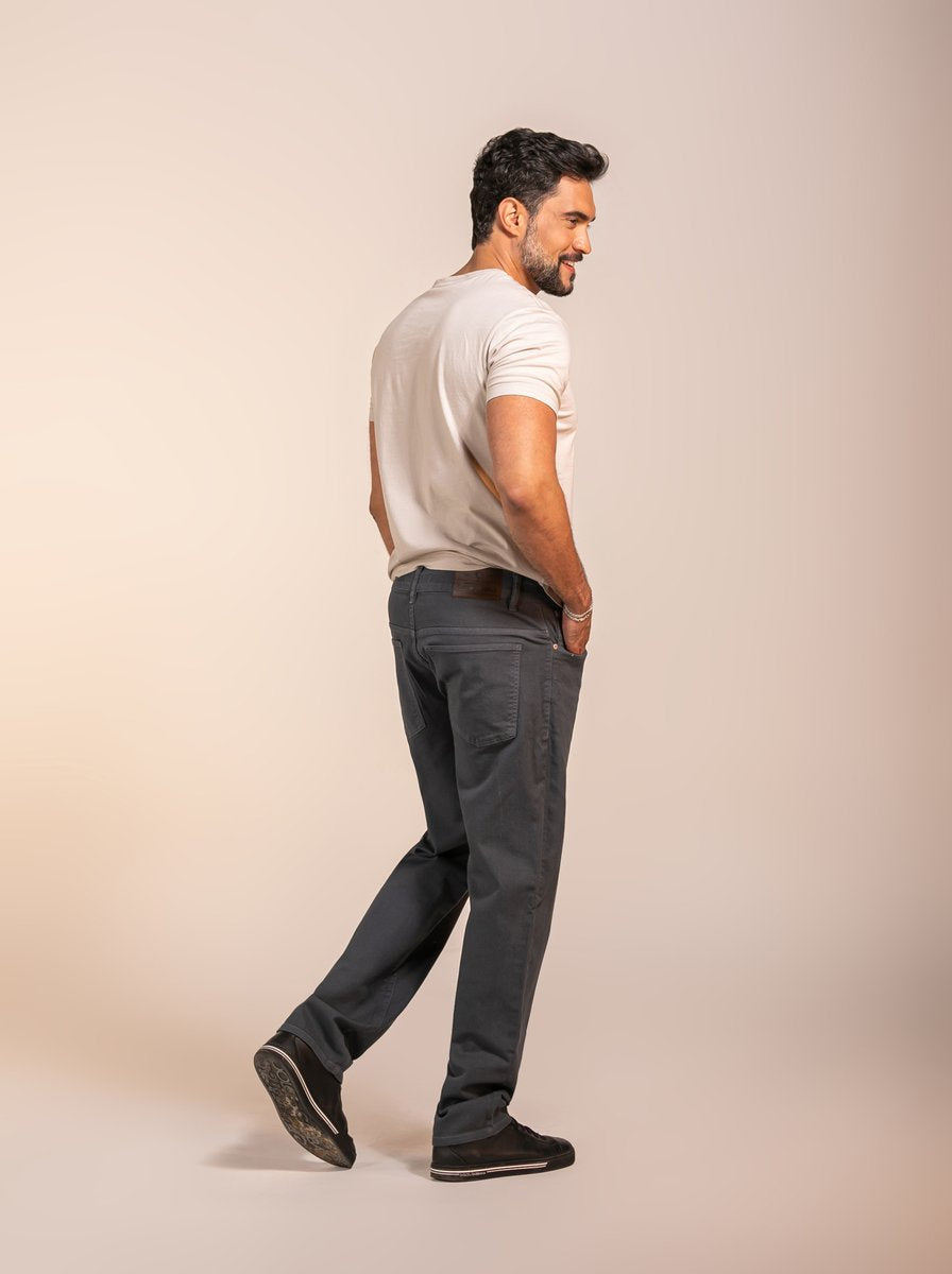 Calça Masculina Reta Five Pockets Colors