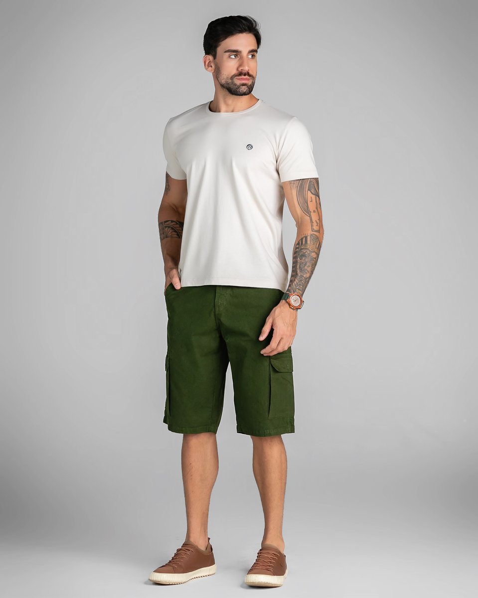 Bermuda Cargo Masculina Sarja