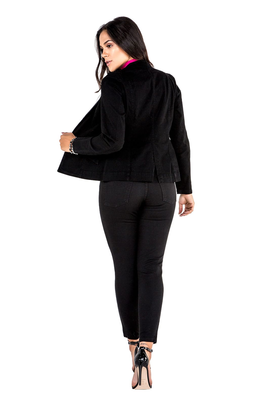 Blazer Boyfried Feminino Preto - www.latifundio.com.br