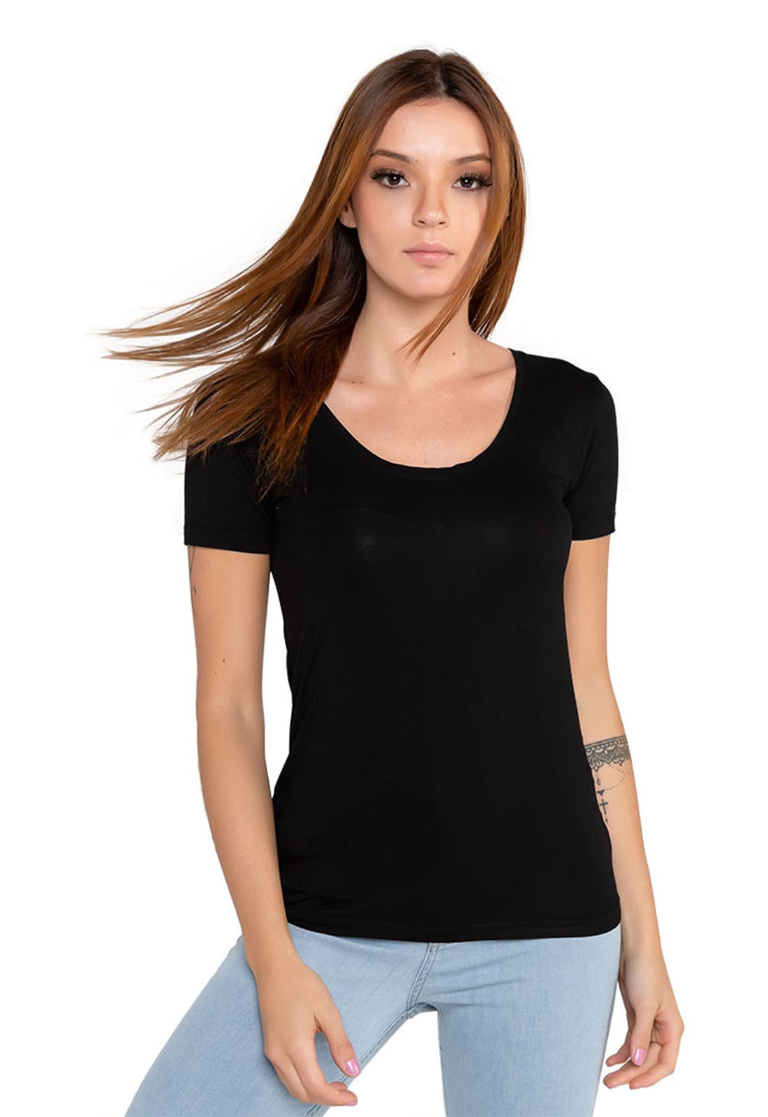 Blusa Camiseta Feminina Manga Curta Latifundio