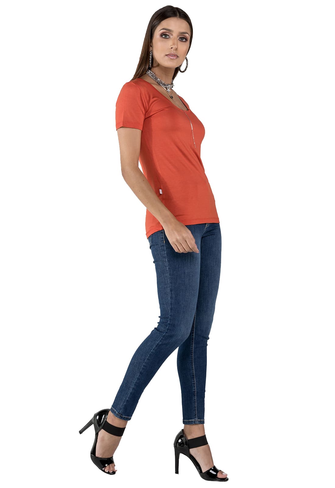 Blusa Camiseta Feminina Manga Curta Latifundio
