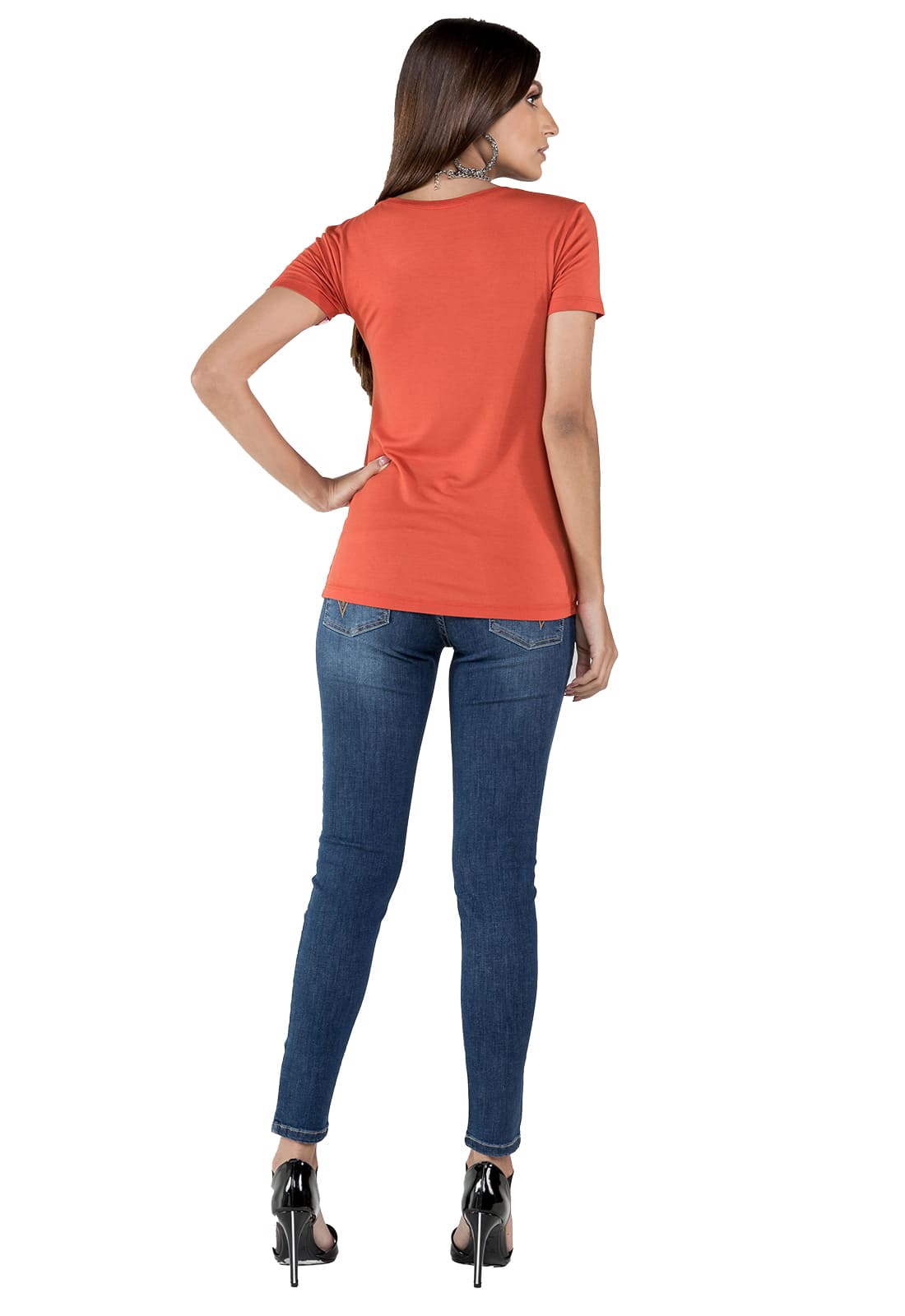 Blusa Camiseta Feminina Manga Curta Latifundio