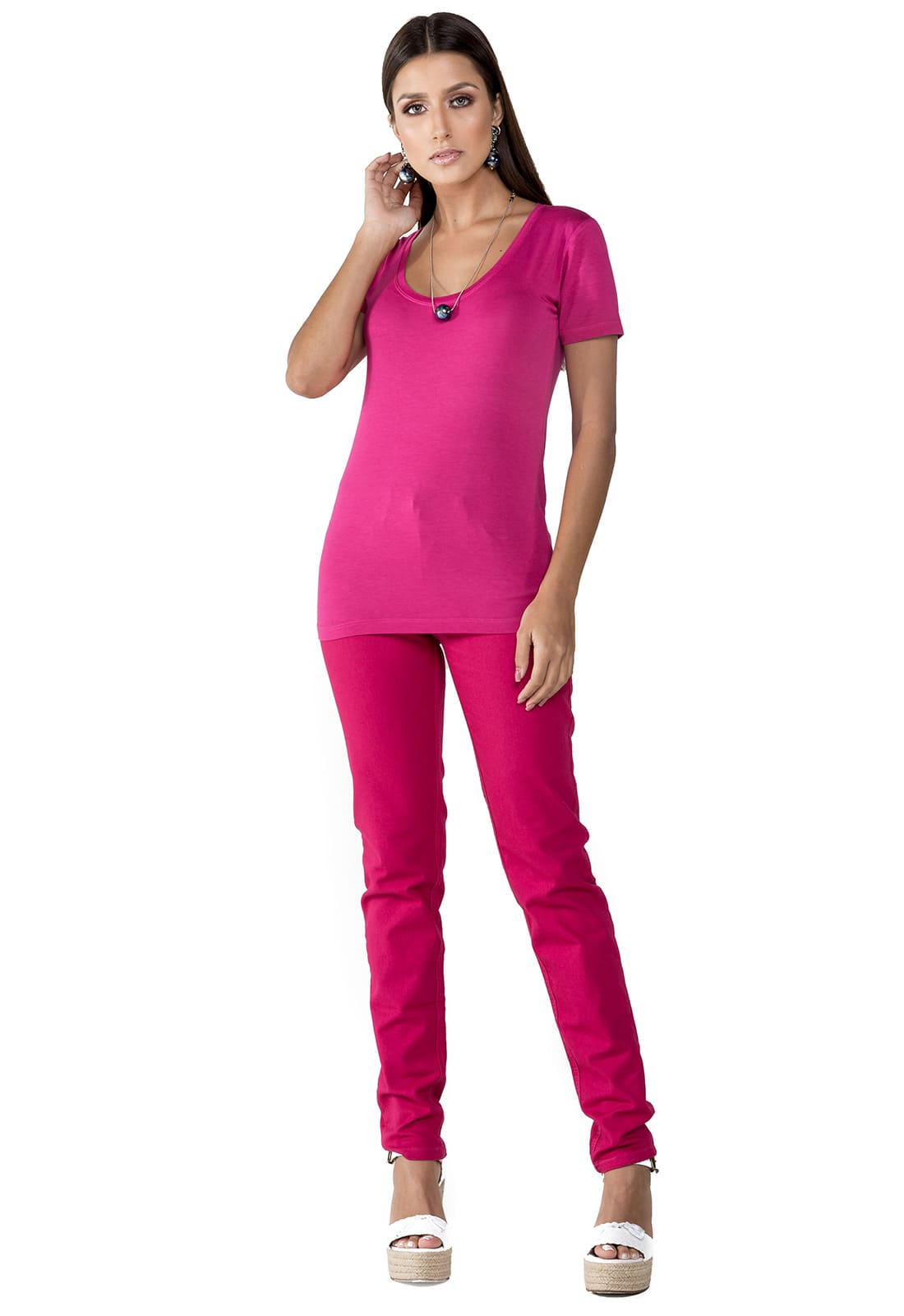Blusa Camiseta Feminina Manga Curta Latifundio
