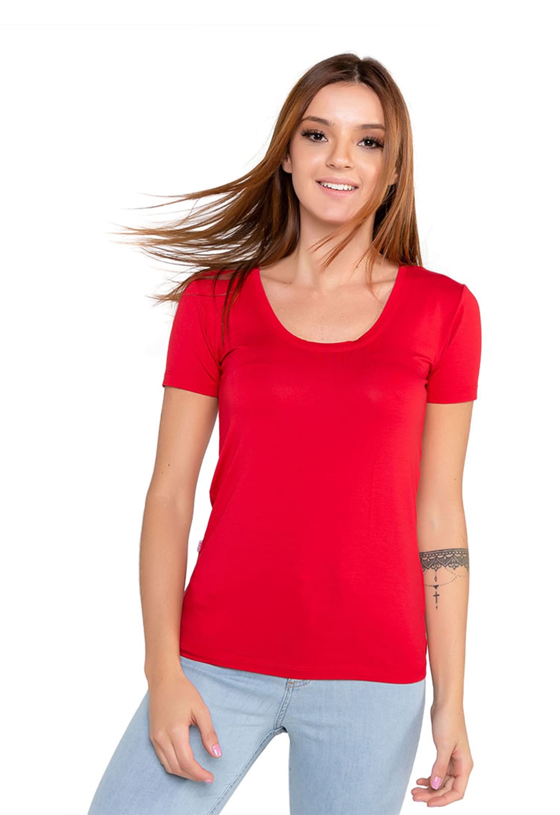 Blusa Camiseta Feminina Manga Curta Latifundio