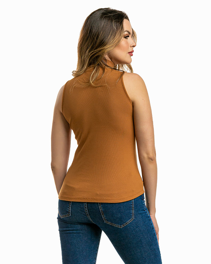 Blusa Feminina Gola Alta