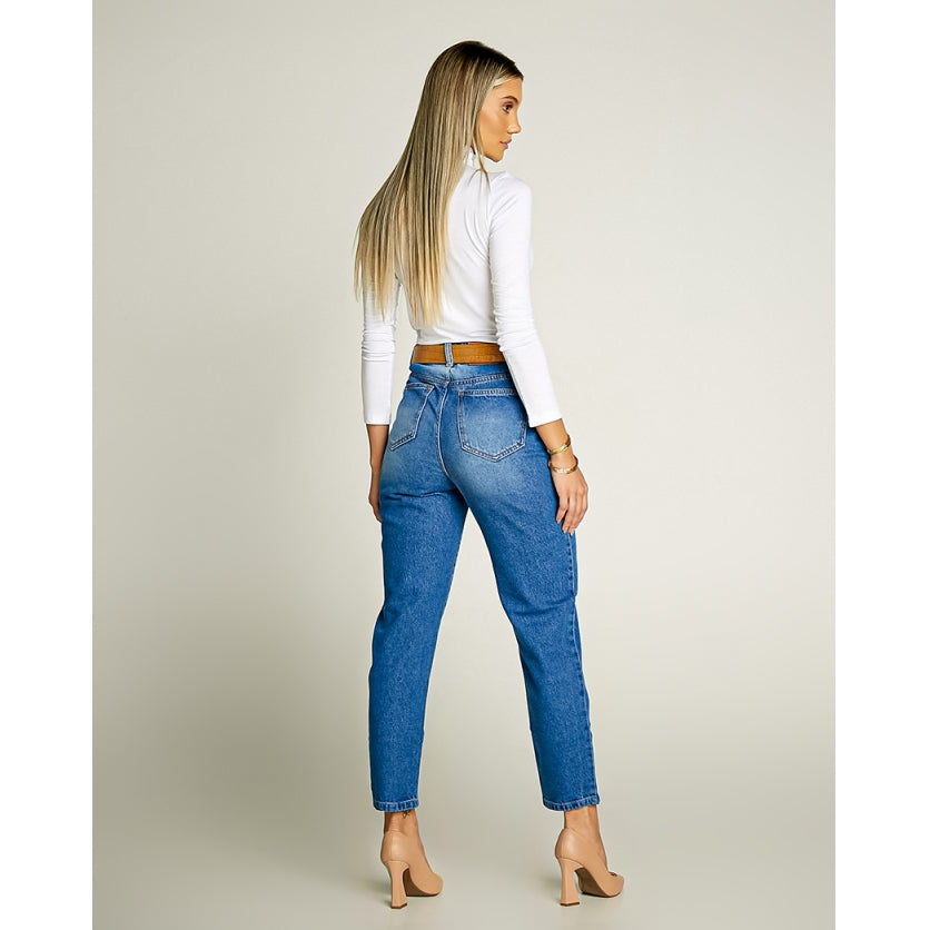 Blusa Feminina Gola Alta Manga Longa
