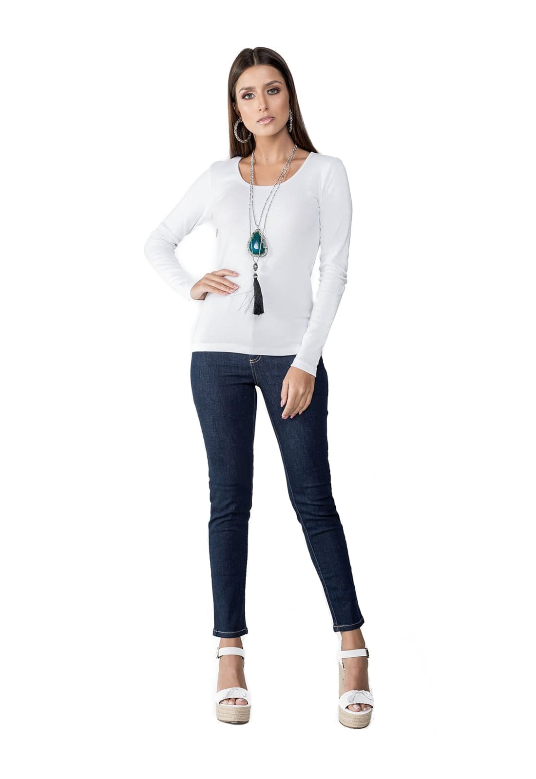 Blusa Feminina Latifundio Manga Longa - www.latifundio.com.br