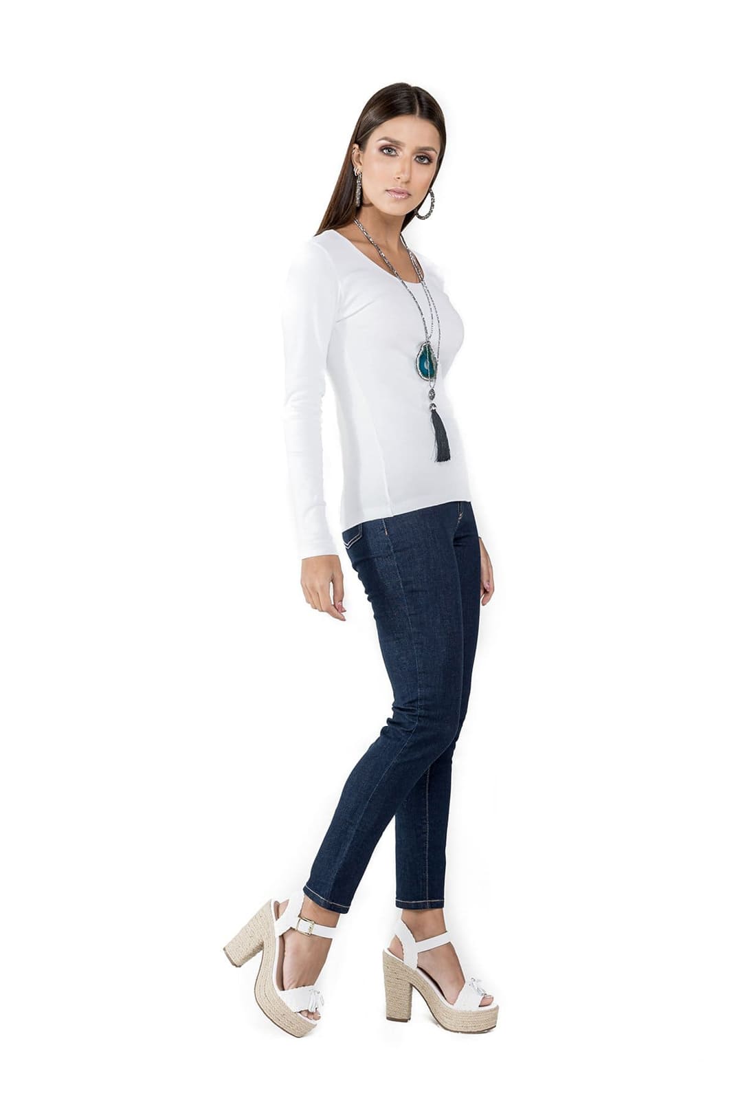 Blusa Feminina Latifundio Manga Longa - www.latifundio.com.br