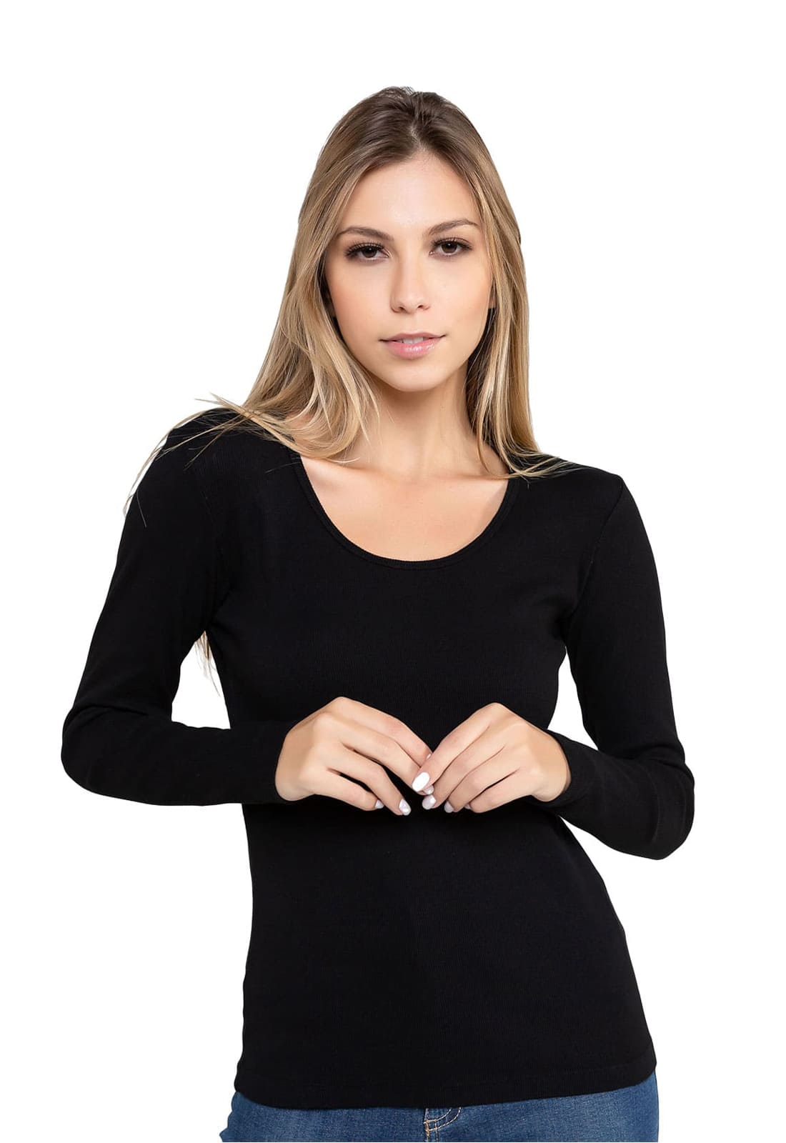 Blusa Feminina Latifundio Manga Longa - www.latifundio.com.br