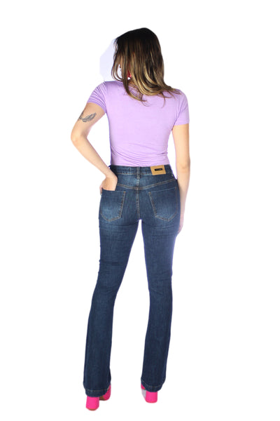 Calça Alta Flare Jeans