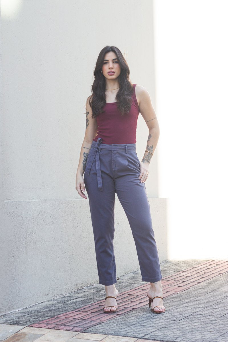 Calça Feminina Clochard com Laço - Várias Cores