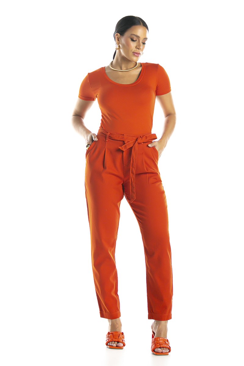 Calça Feminina Clochard com Laço - Várias Cores