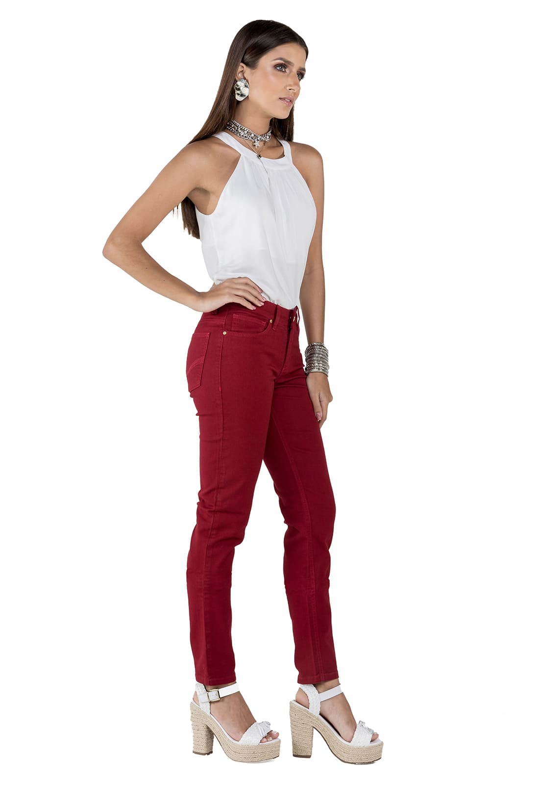 Calça Feminina Latifundio Tradicional Cigarrete