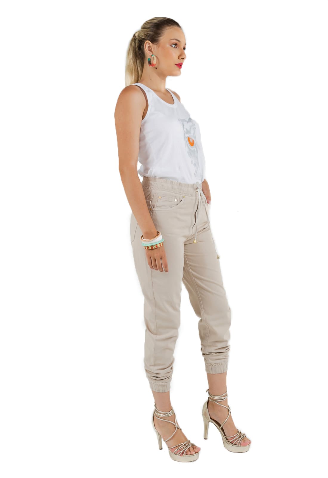 Calça Feminina Sarja Latifundio Jogger