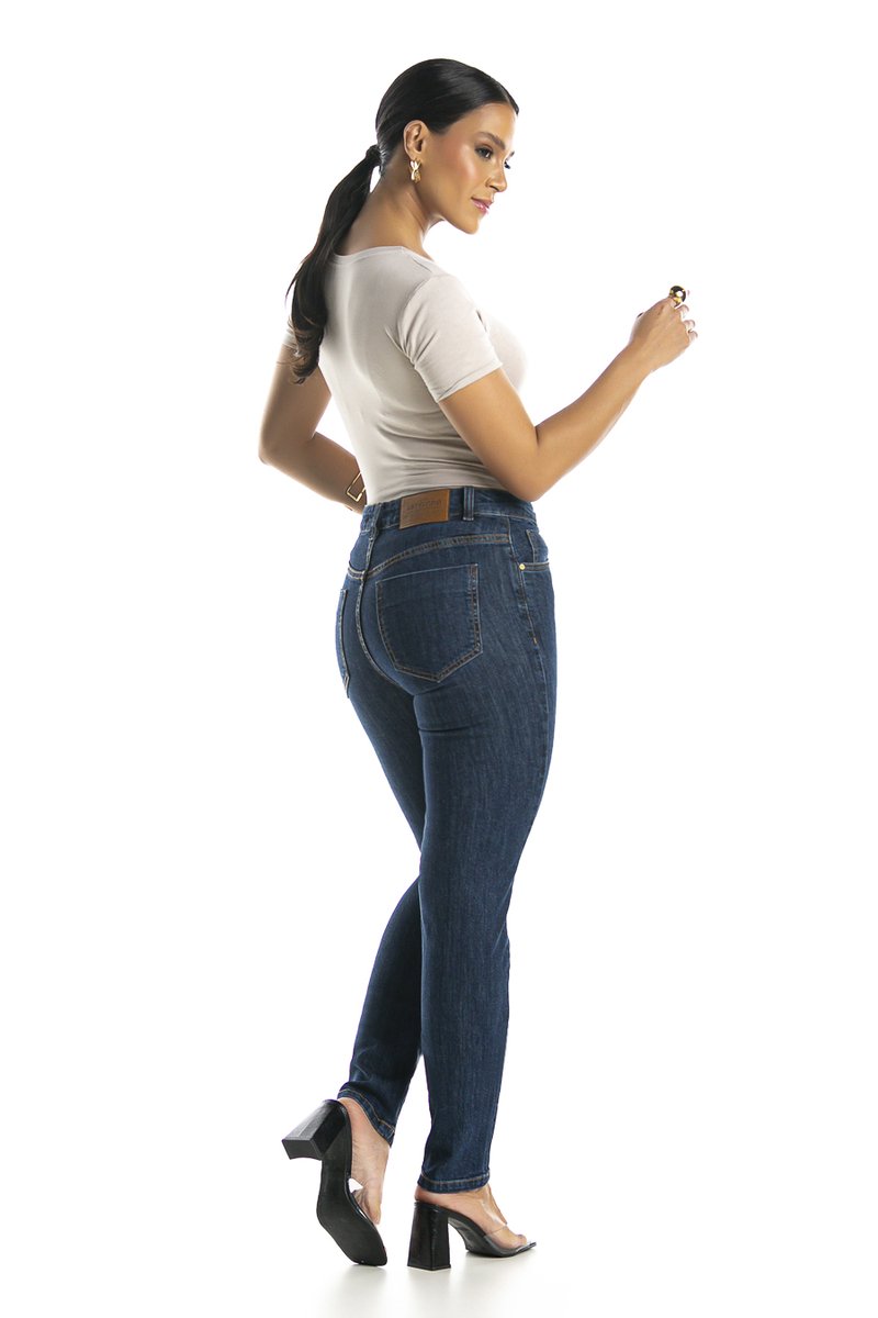 Calça Feminina Tradicional Alta Cigarrete