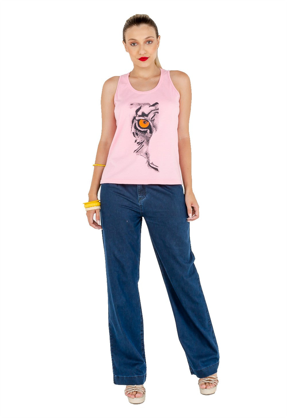 Camiseta Básica Malha Latifundio Estampa Eye - www.latifundio.com.br