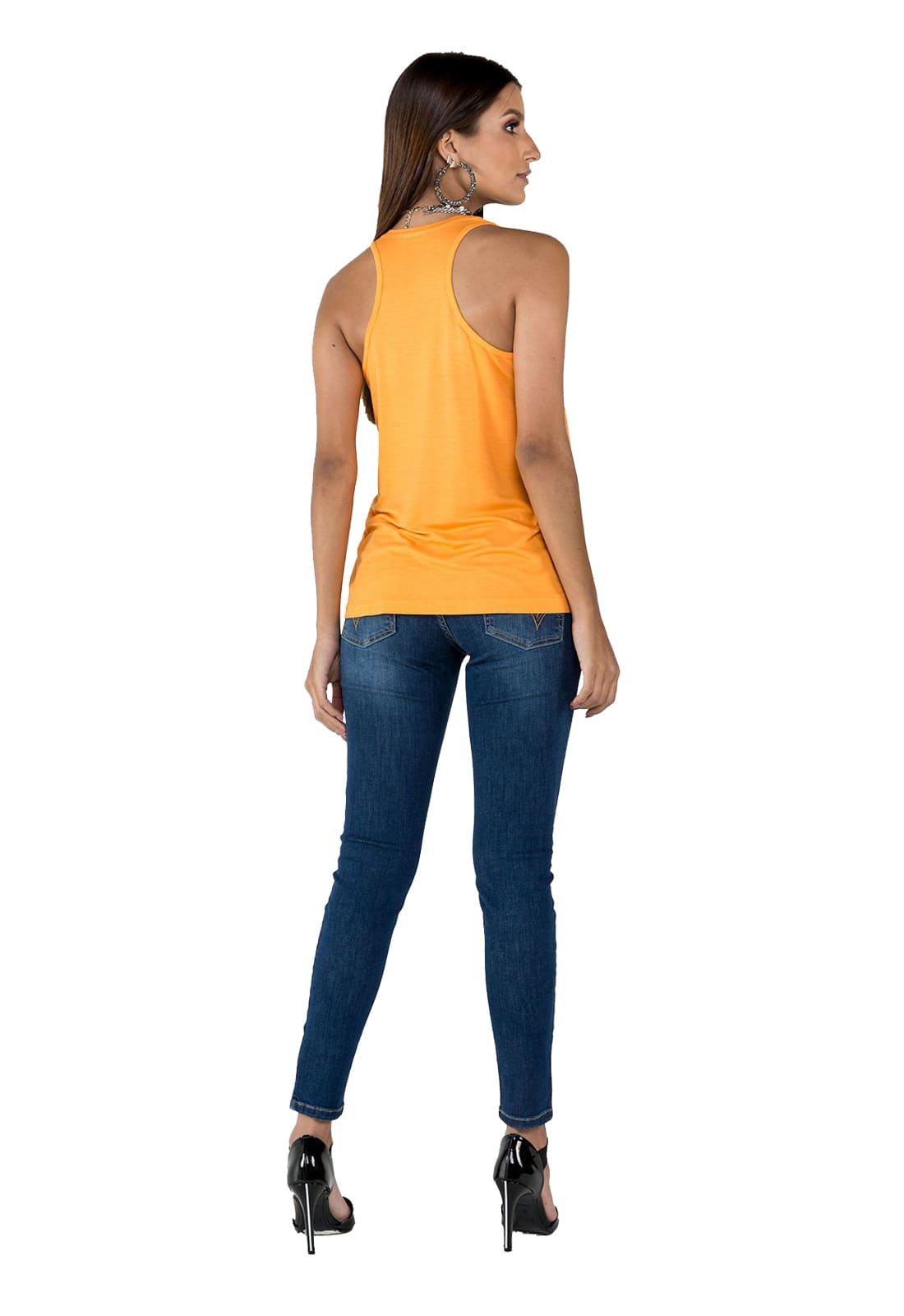 Camiseta Regata Feminina Latifundio - Costas Tipo Nadador