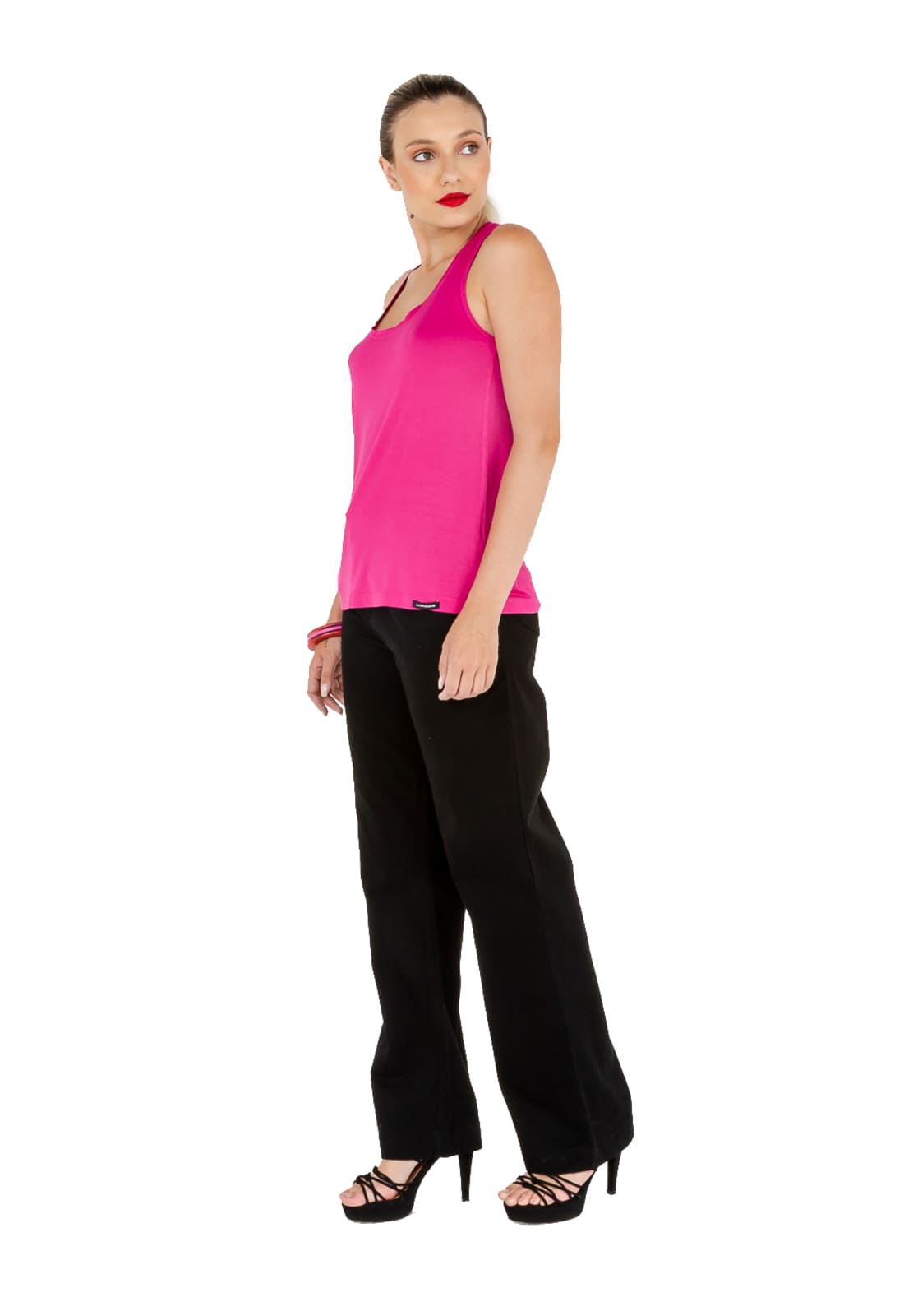 Camiseta Regata Feminina Latifundio - Costas Tipo Nadador