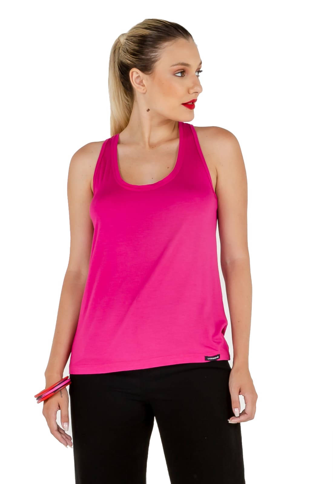Camiseta Regata Feminina Latifundio - Costas Tipo Nadador