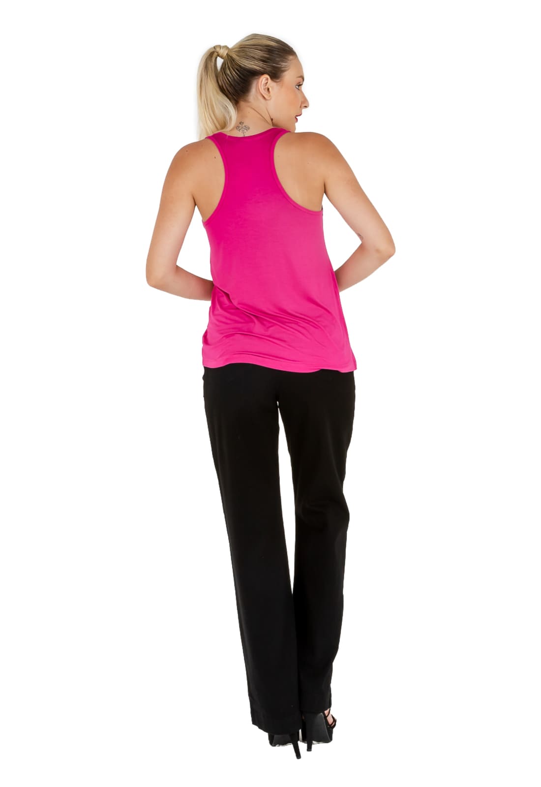 Camiseta Regata Feminina Latifundio - Costas Tipo Nadador