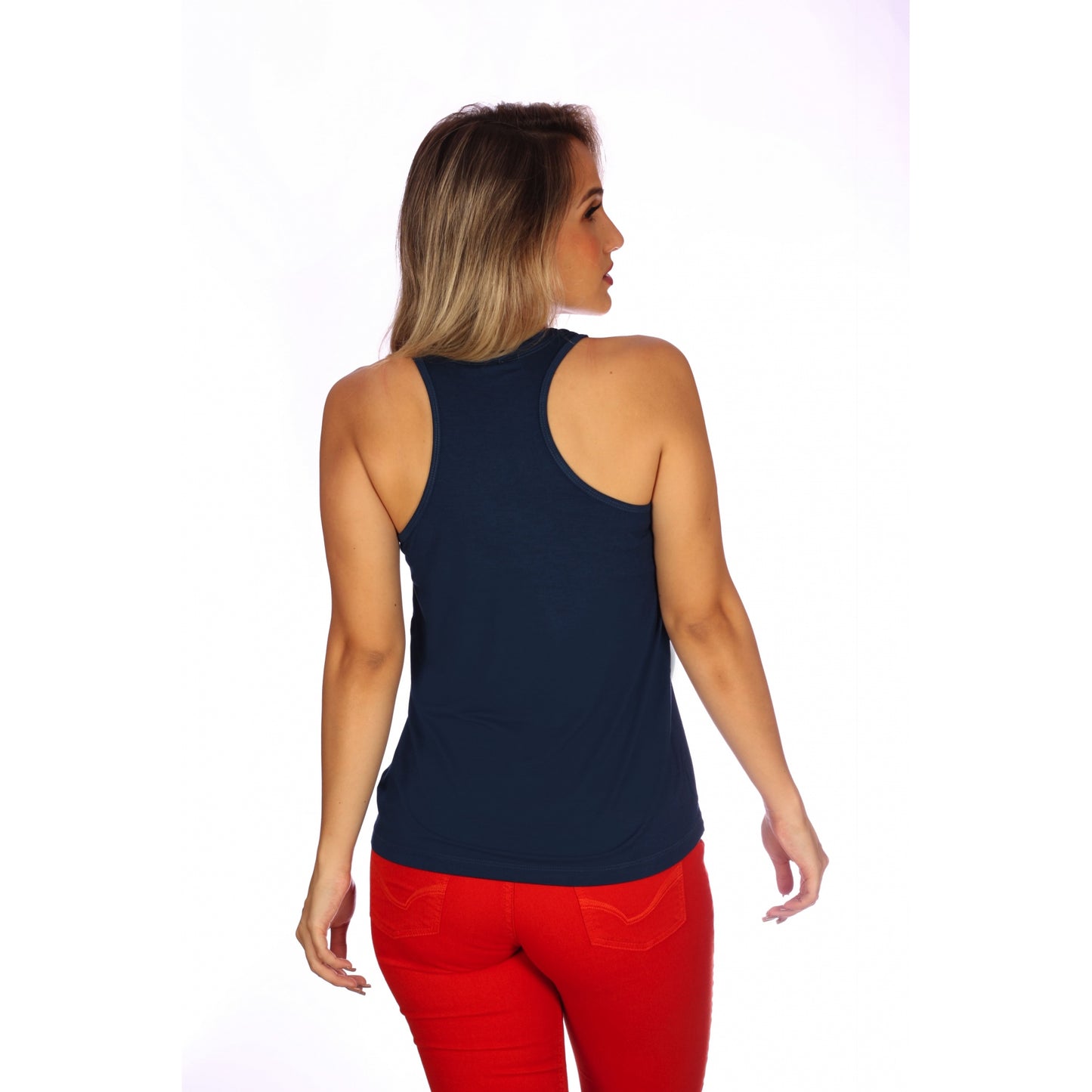 Camiseta Regata Feminina Latifundio - Costas Tipo Nadador