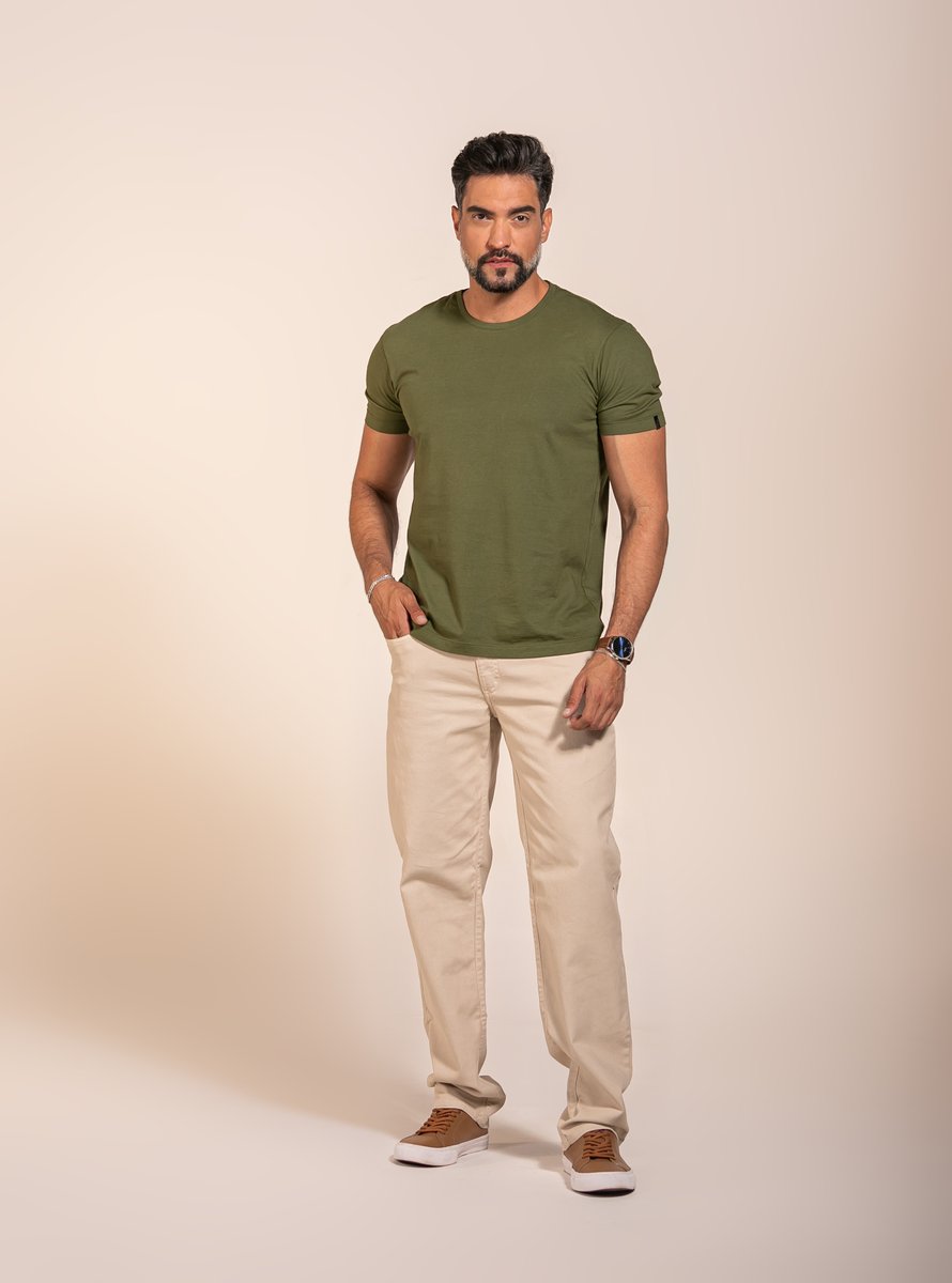 Calça Masculina Reta Five Pockets Colors