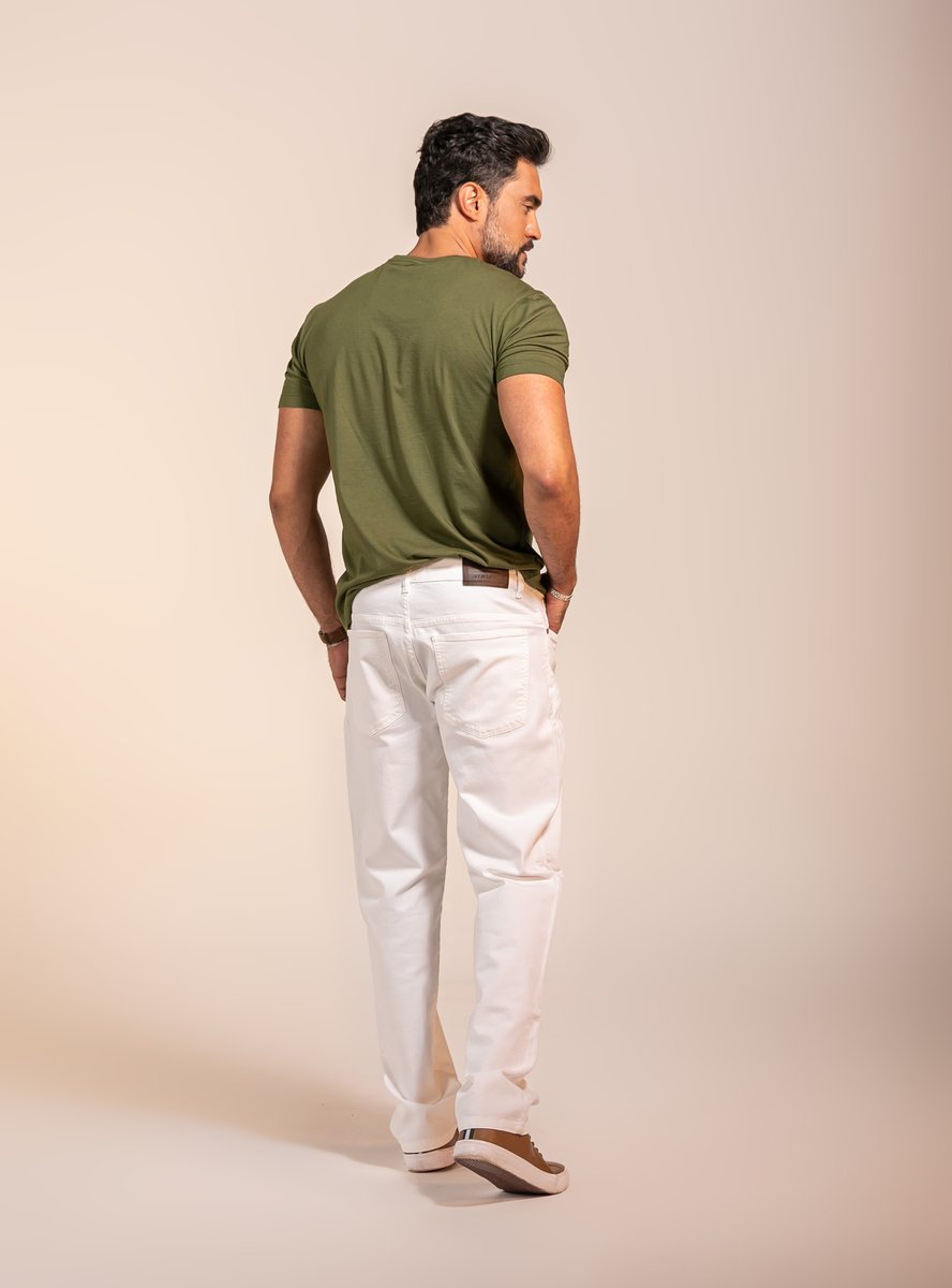 Calça Masculina Reta Five Pockets Colors
