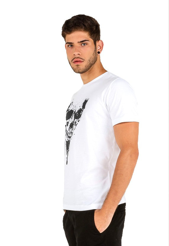 T-shirt Masculina Estampa Skull - www.latifundio.com.br