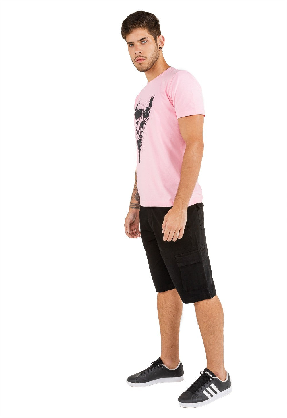 T-shirt Masculina Estampa Skull - www.latifundio.com.br