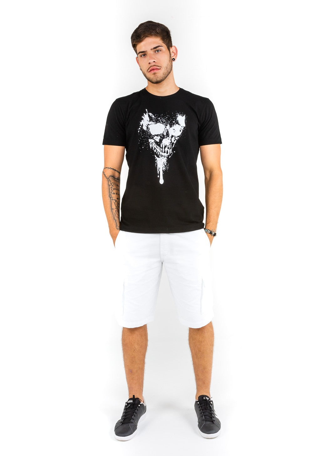 T-shirt Masculina Estampa Skull - www.latifundio.com.br