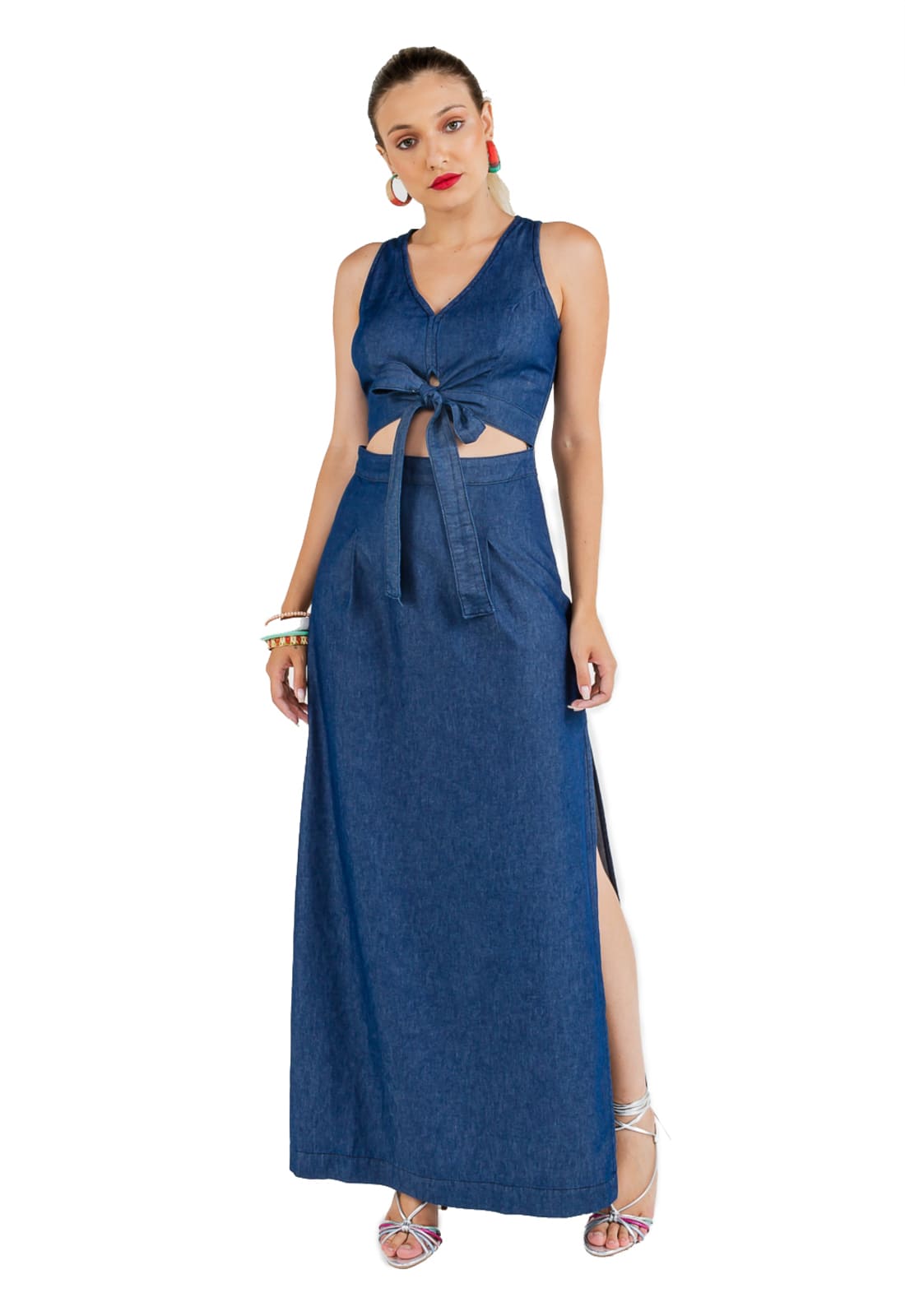 Vestido Longo Jeans - www.latifundio.com.br