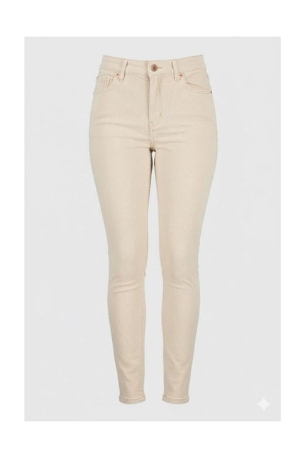 Calça Feminina Cigarrete - Off White - www.latifundio.com.br