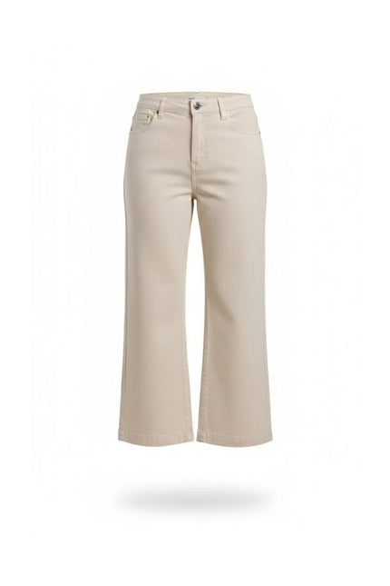 Calça Feminina Pantacourt - Off White - www.latifundio.com.br