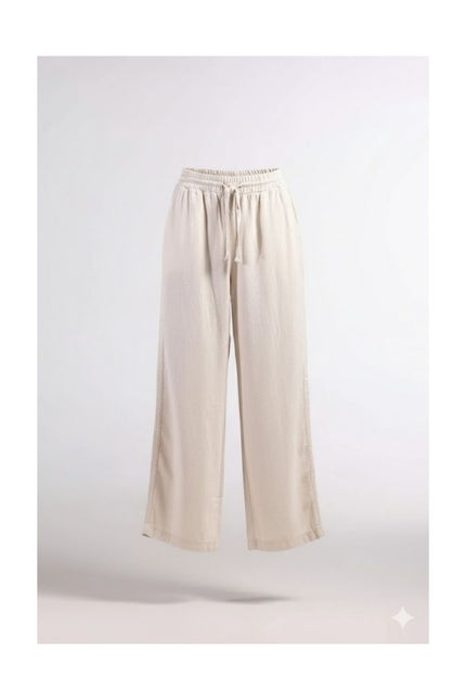 Calça Feminina Pantalona - Cru - www.latifundio.com.br