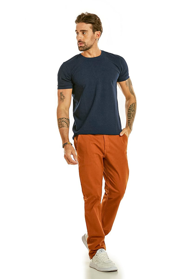 Calça Masculina Sarja Classic Latifundio - Cominho
