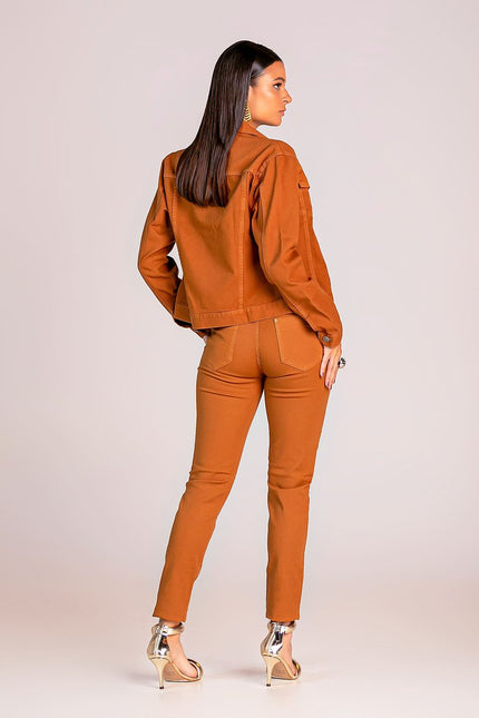 Calça Feminina Cigarrete - Cominho