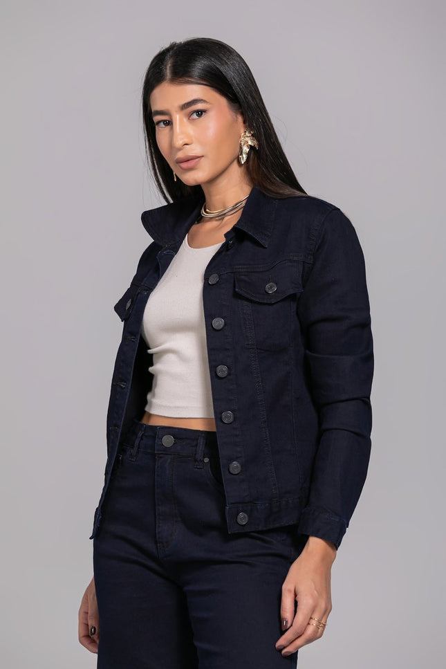 Jaqueta Feminina - Jeans Escuro