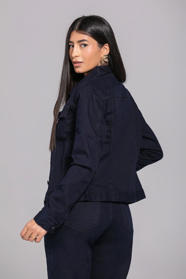 Jaqueta Feminina - Jeans Escuro