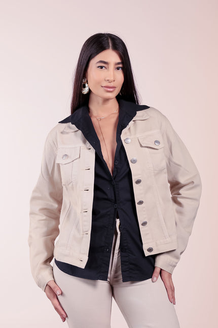 Jaqueta Feminina - Off White - www.latifundio.com.br