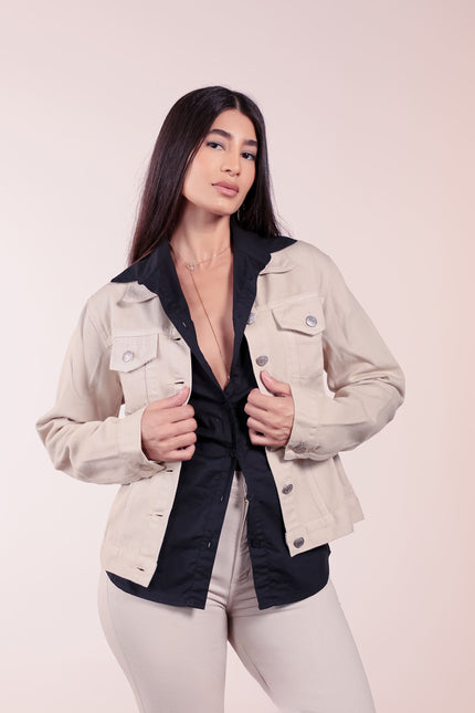 Jaqueta Feminina - Off White - www.latifundio.com.br
