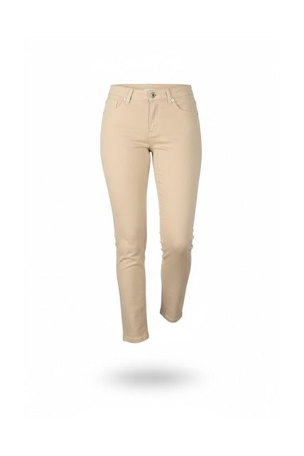 Calça Cropped - Off White - www.latifundio.com.br