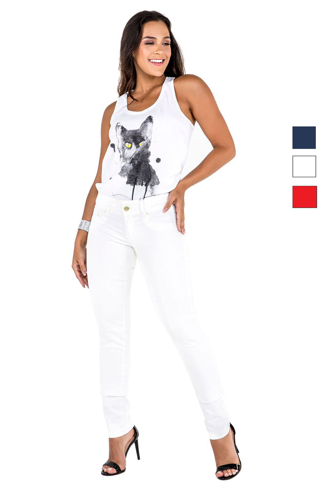 Calça Skinny Feminina Saint Tropez