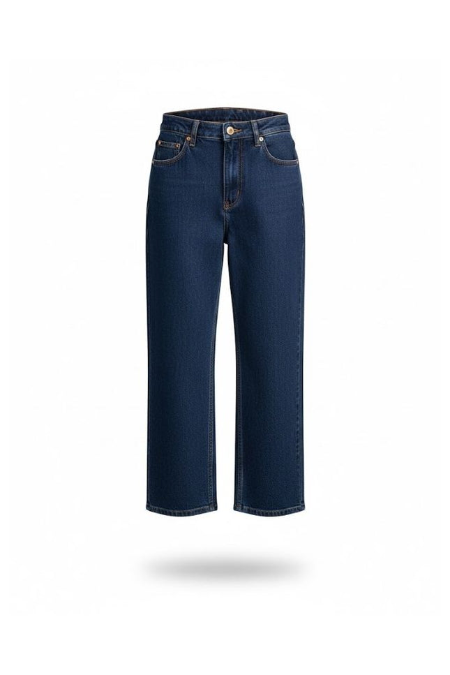 Calça Feminina Pantacourt - Jeans Médio
