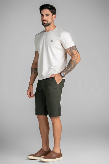 Bermuda Masculina Classic - Chumbo - www.latifundio.com.br