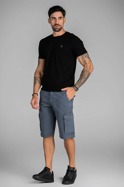 Bermuda Masculina Cargo -  Chumbo - www.latifundio.com.br