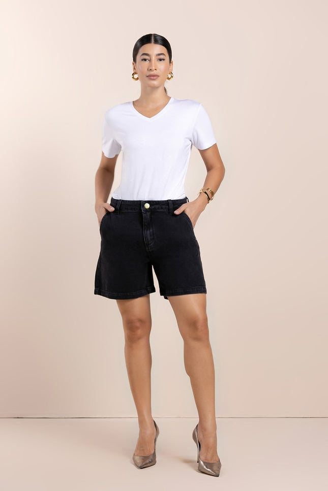 Blusa Feminina Soft Decote V - Branco