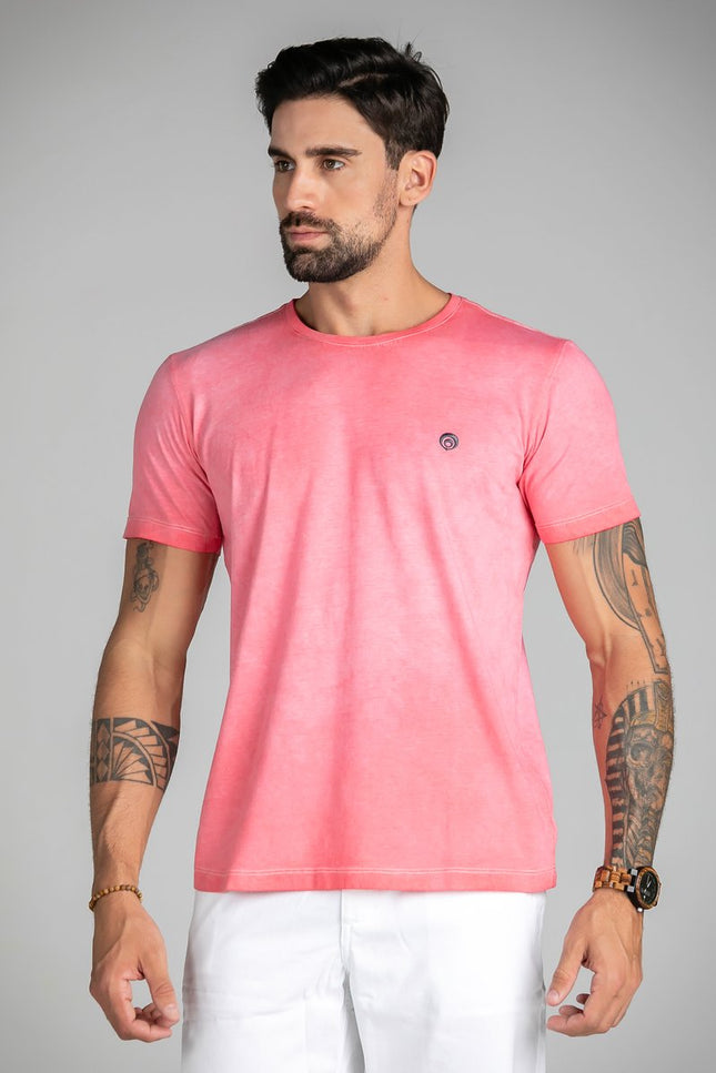 Blusa Masculina Logo - Rosa Stone - www.latifundio.com.br