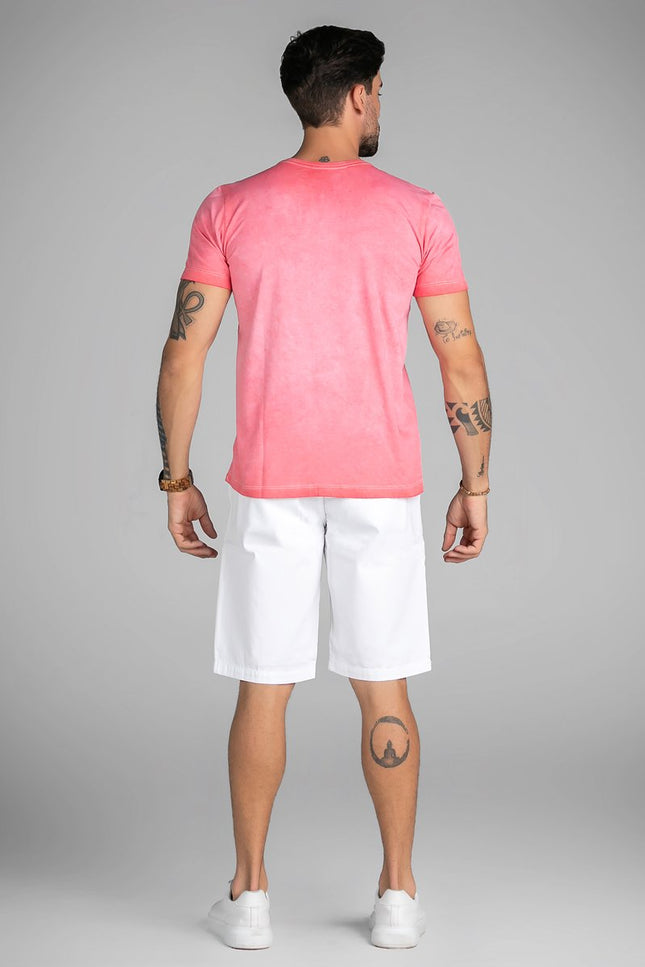 Blusa Masculina Logo - Rosa Stone - www.latifundio.com.br