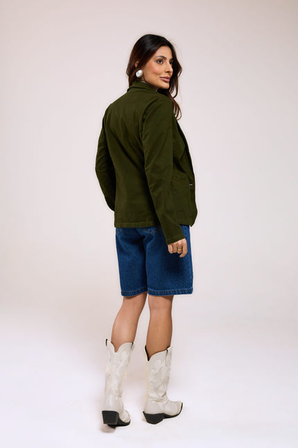 Blazer Feminino - Verde Militar - www.latifundio.com.br