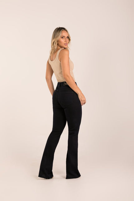 Calça Feminina Tradicional Alta Flare